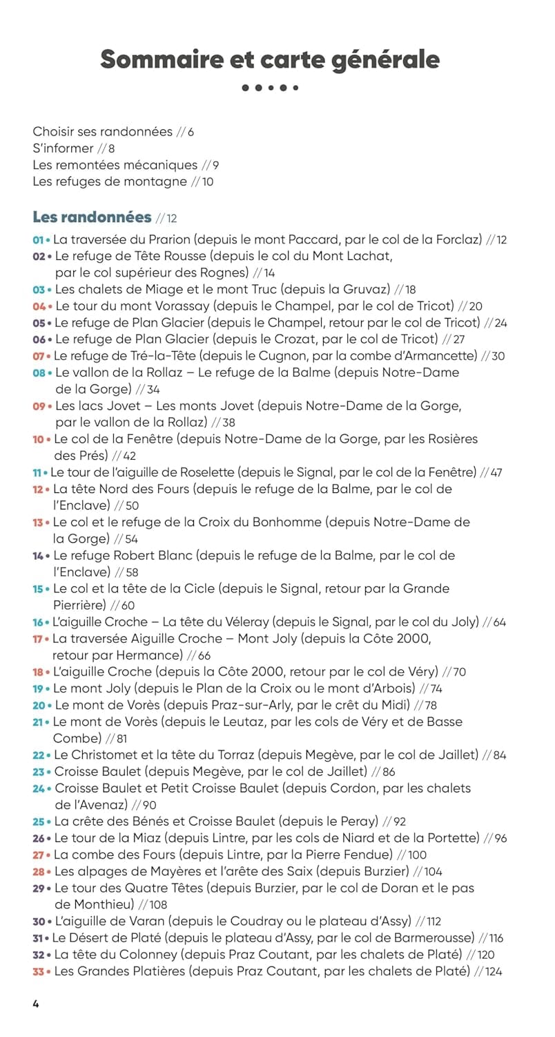 Guide de randonnées - Pays du Mont-Blanc, les plus belles randonnées | Glénat guide de randonnée Glénat 