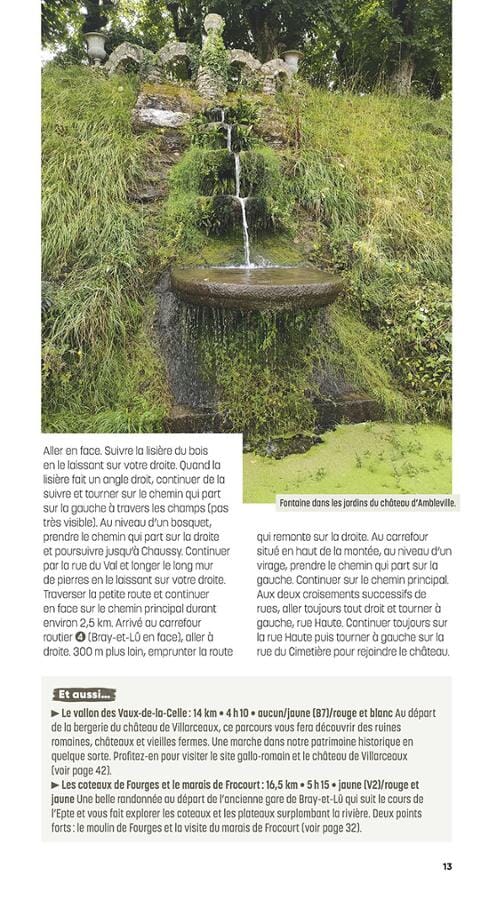 Guide de randonnées - Val d'Oise & Parc naturel régional du Vexin français, les plus belles randonnées | Glénat guide de randonnée Glénat 