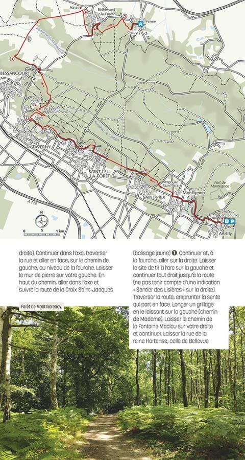 Guide de randonnées - Val d'Oise & Parc naturel régional du Vexin français, les plus belles randonnées | Glénat guide de randonnée Glénat 