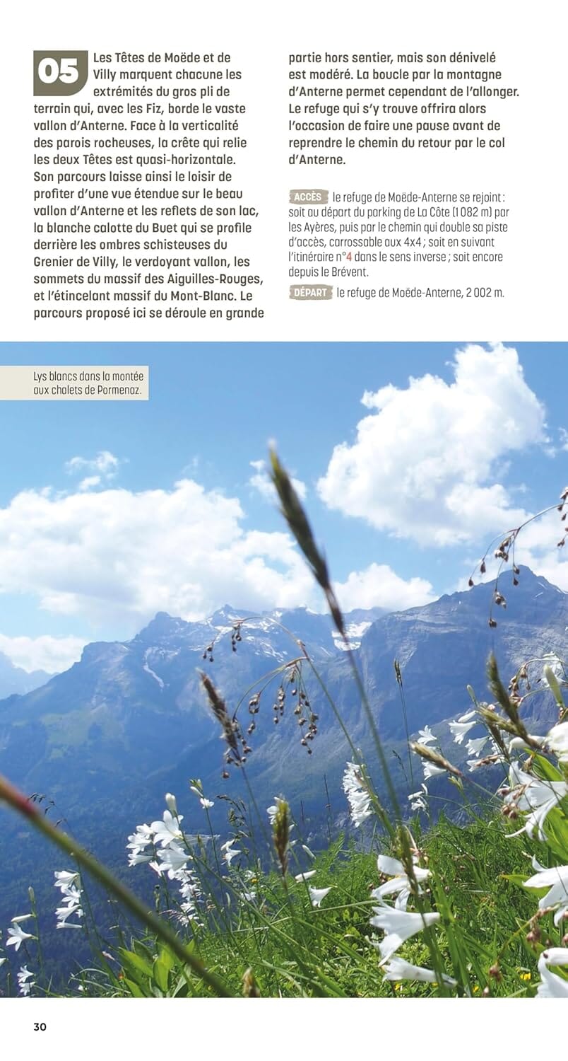 Guide de randonnées - Vallée de Chamonix, les plus belles randonnées | Glénat guide de randonnée Glénat 