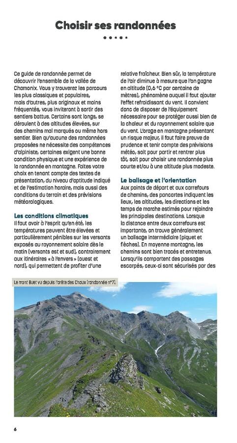 Guide de randonnées - Vallée de Chamonix, les plus belles randonnées | Glénat guide de randonnée Glénat 