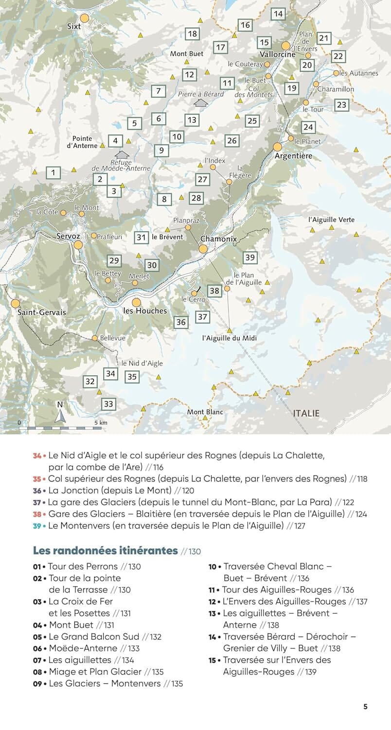 Guide de randonnées - Vallée de Chamonix, les plus belles randonnées | Glénat guide de randonnée Glénat 