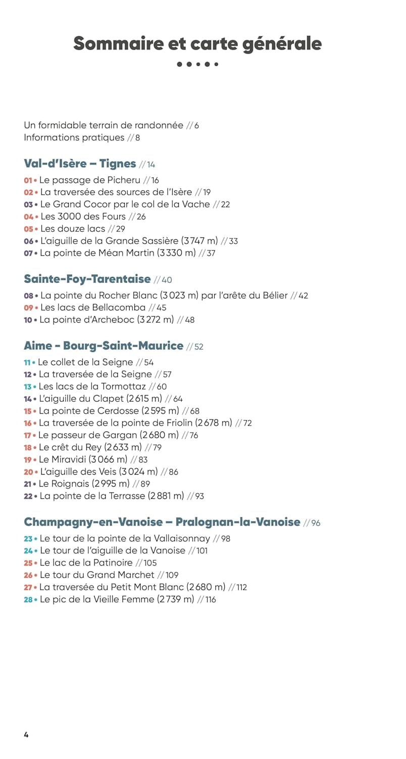 Guide de randonnées - Vanoise & Beaufortain, les plus belles randonnées | Glénat guide de randonnée Glénat 