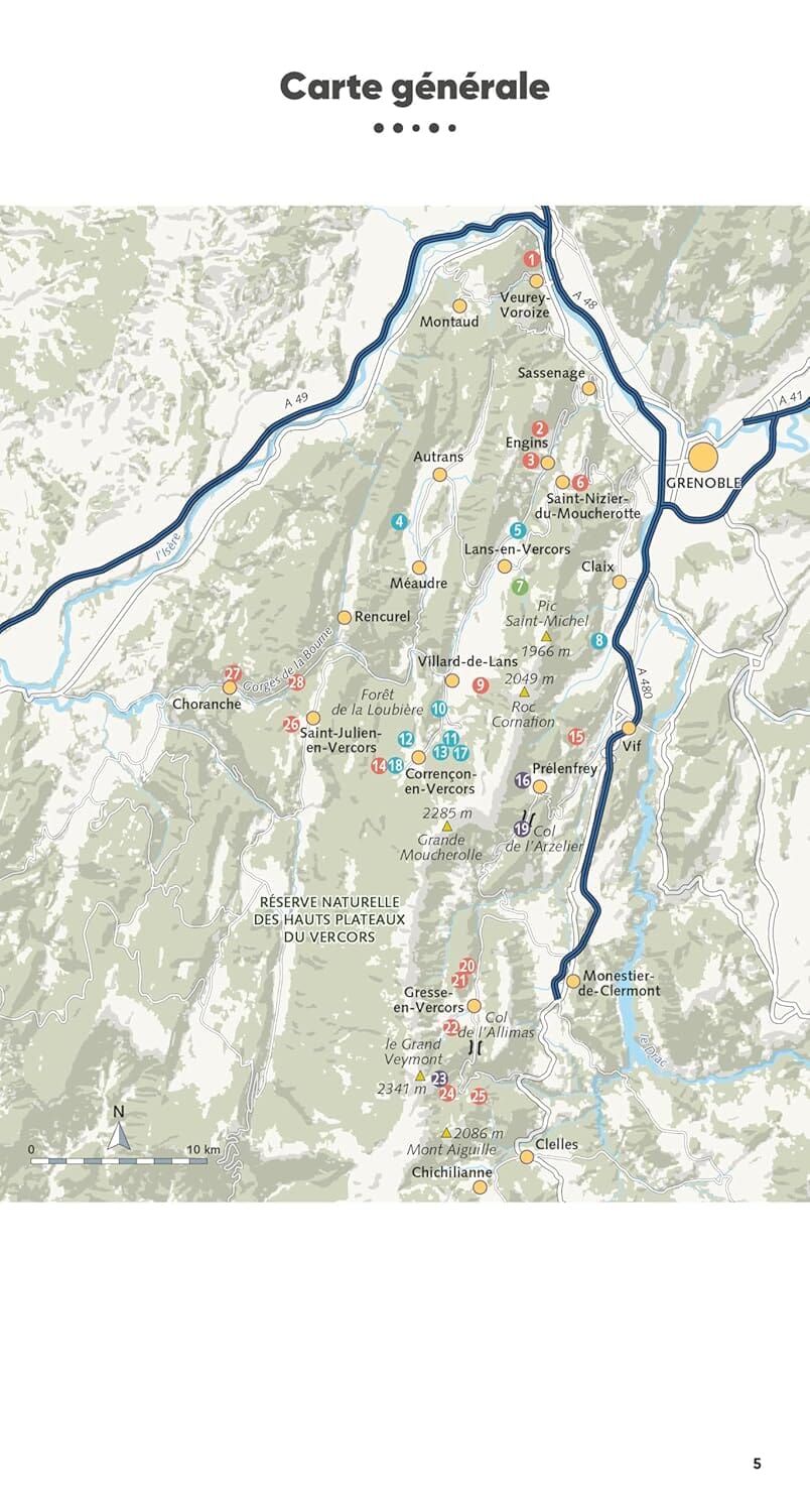 Guide de randonnées - Vercors Nord, les plus belles randonnées | Glénat guide de randonnée Glénat 