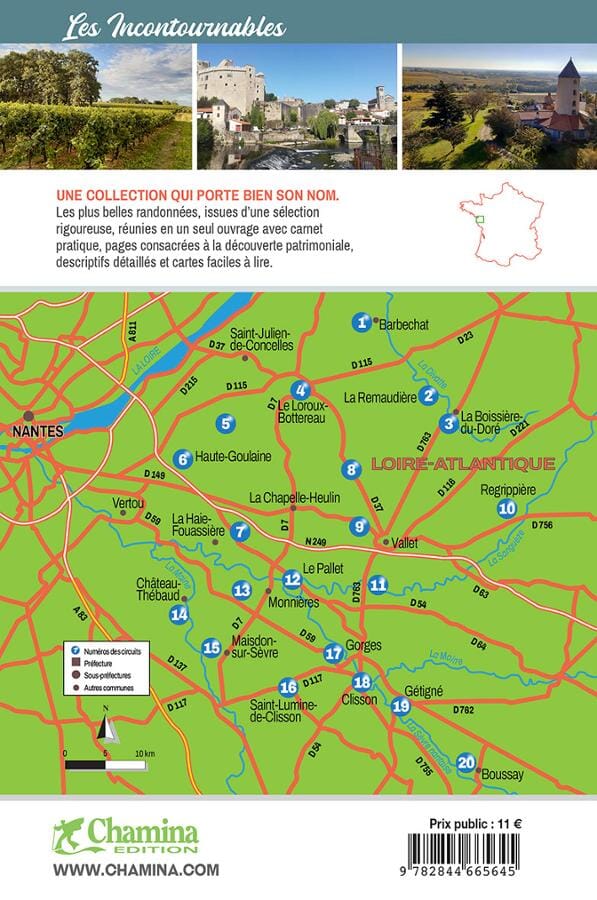 Guide de randonnées - Vignobles de Nantes | Chamina guide de randonnée Chamina
