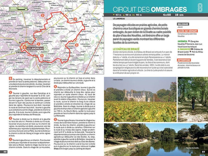 Guide de randonnées - Vignobles de Nantes | Chamina guide petit format Chamina 