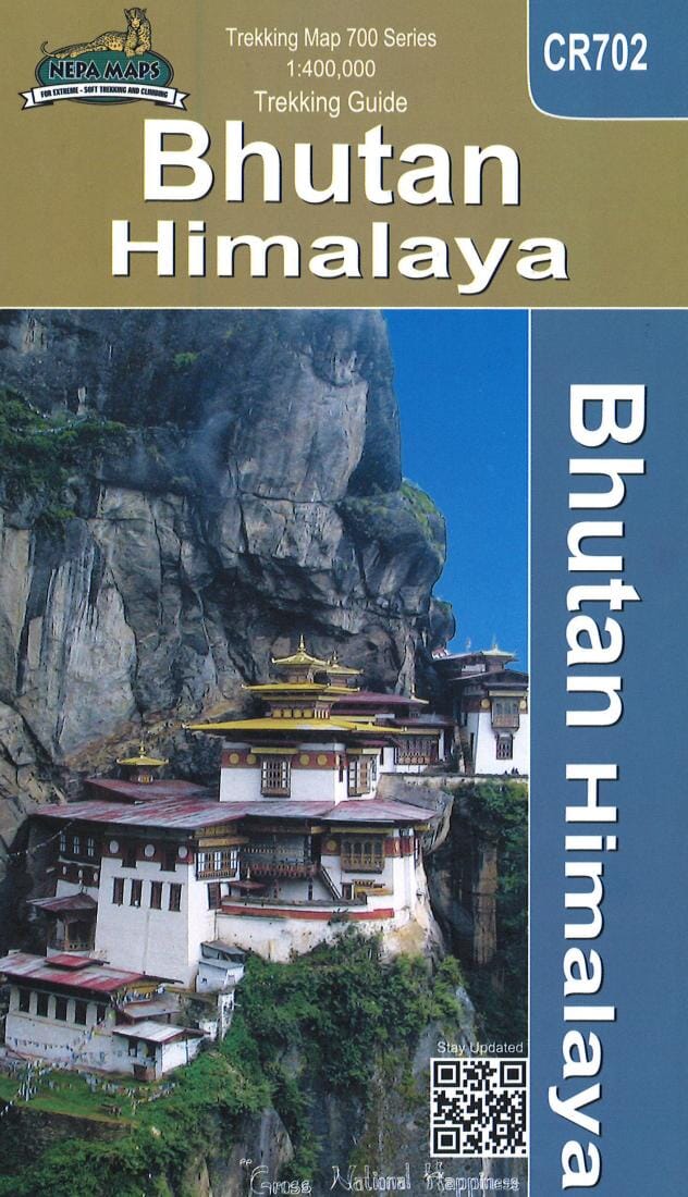Carte générale - Trekking au Bhoutan dans l'Himalaya | Himalayan MapHouse carte routière Himalayan MapHouse Default Title