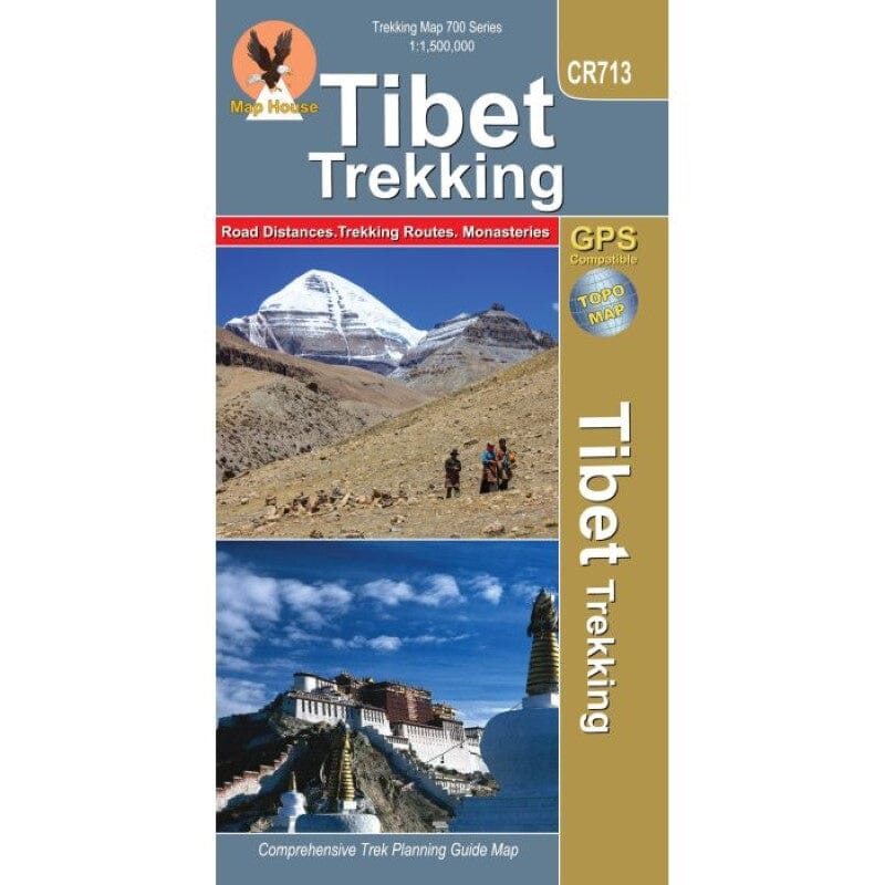 Carte générale - Trekking au Tibet (CR717) | Himalayan MapHouse carte routière Himalayan MapHouse
