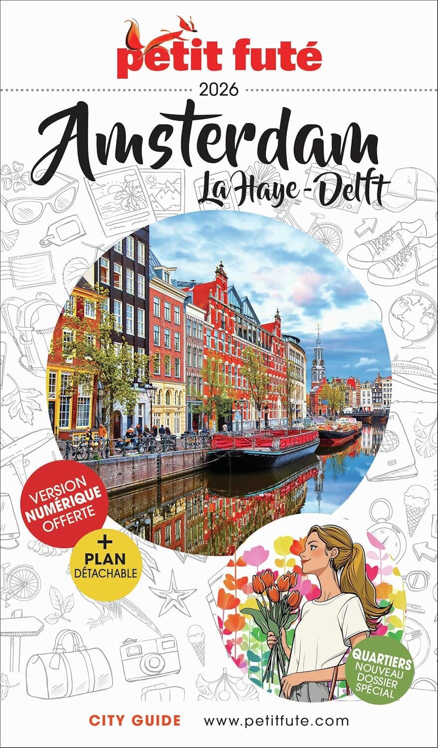 Guide de voyage - Amsterdam 2026, avec plan | Petit Futé guide de voyage Petit Futé 