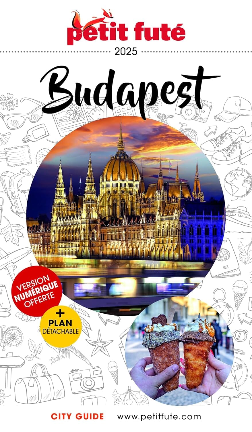 Guide de voyage - Budapest 2025/26 + plan | Petit Futé guide de voyage Petit Futé 