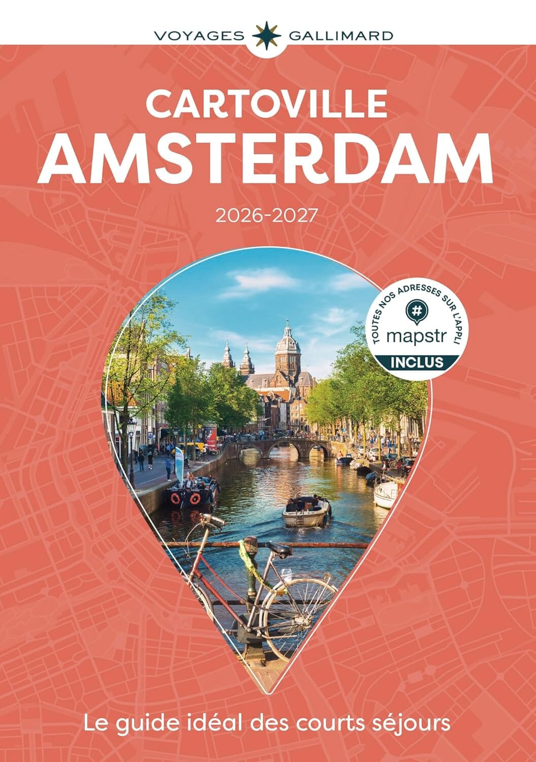 Guide de voyage de poche - Amsterdam 2026/27 | Cartoville guide de voyage Gallimard 