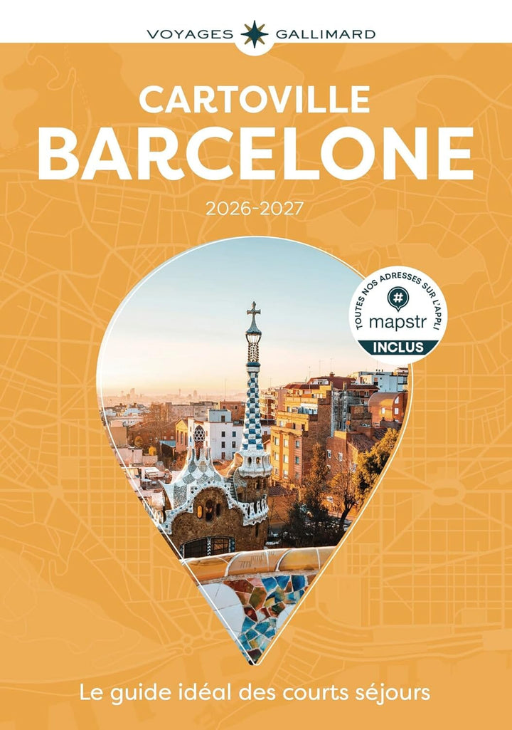Guide de voyage de poche - Barcelone 2026/27 | Cartoville guide de voyage Gallimard 