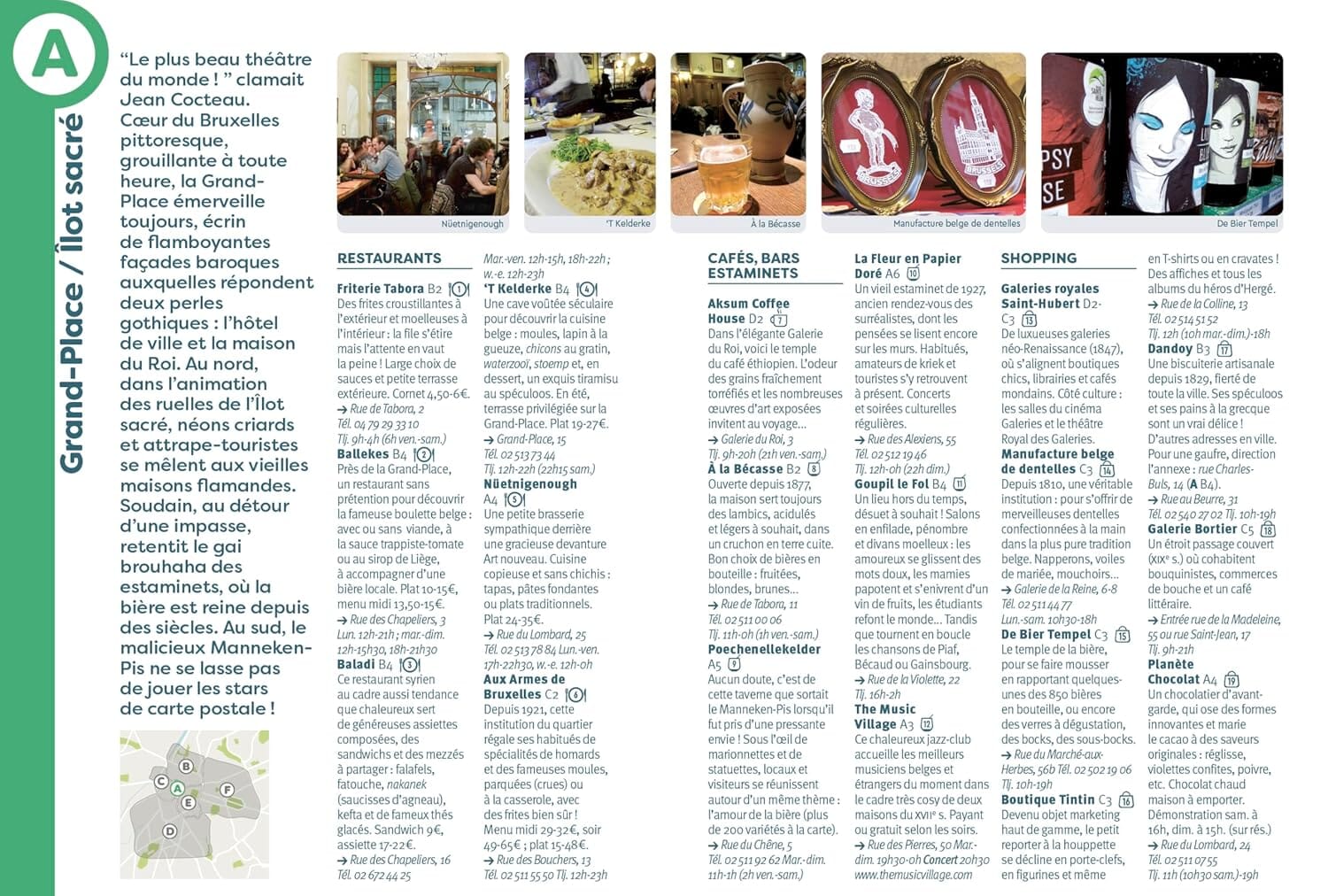 Guide de voyage de poche - Bruxelles - Édition 2025 | Cartoville guide de voyage Gallimard 