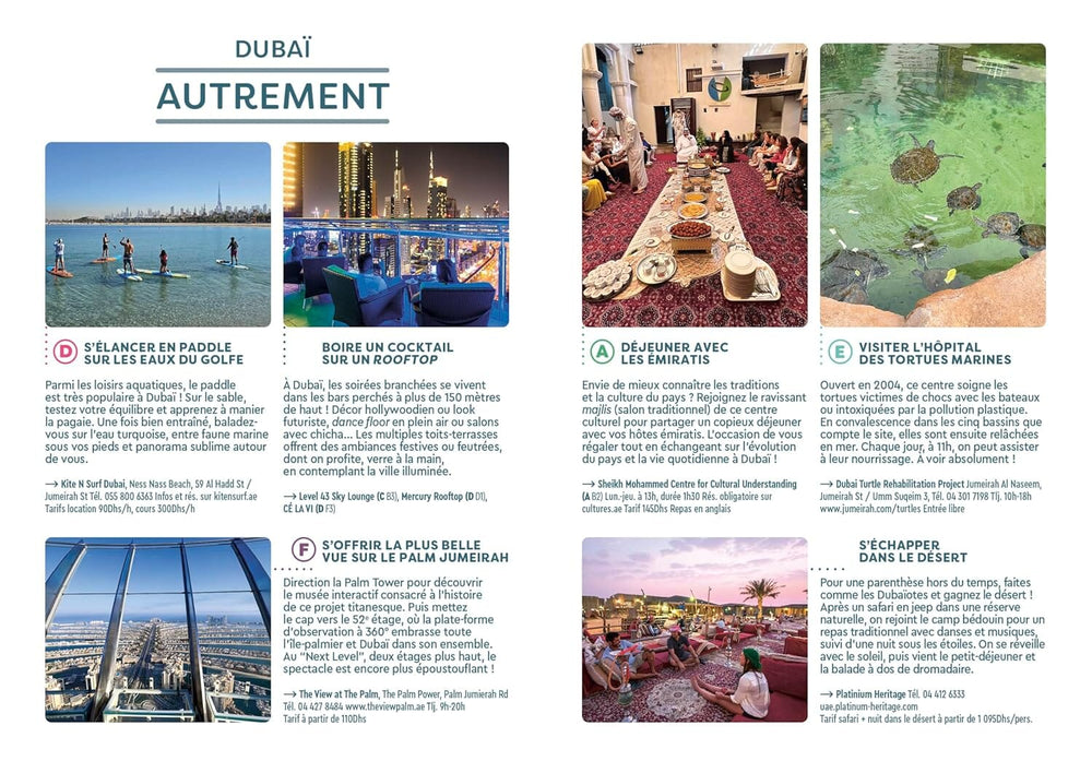 Guide de voyage de poche - Dubai - Édition 2025 | Cartoville guide de voyage Gallimard 