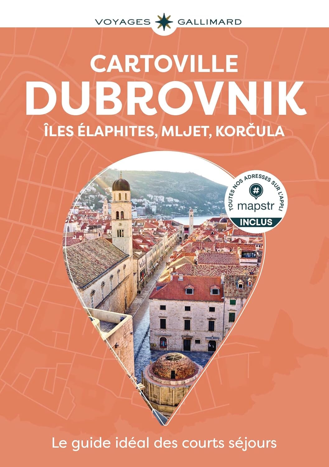 Guide de voyage de poche - Dubrovnik 2026 | Cartoville guide de voyage Gallimard 