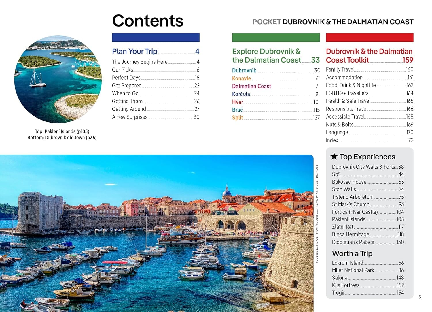 Guide de voyage de poche (en anglais) - Dubrovnik & the Dalmatian Coast 2026 | Lonely Planet guide de voyage Lonely Planet EN 
