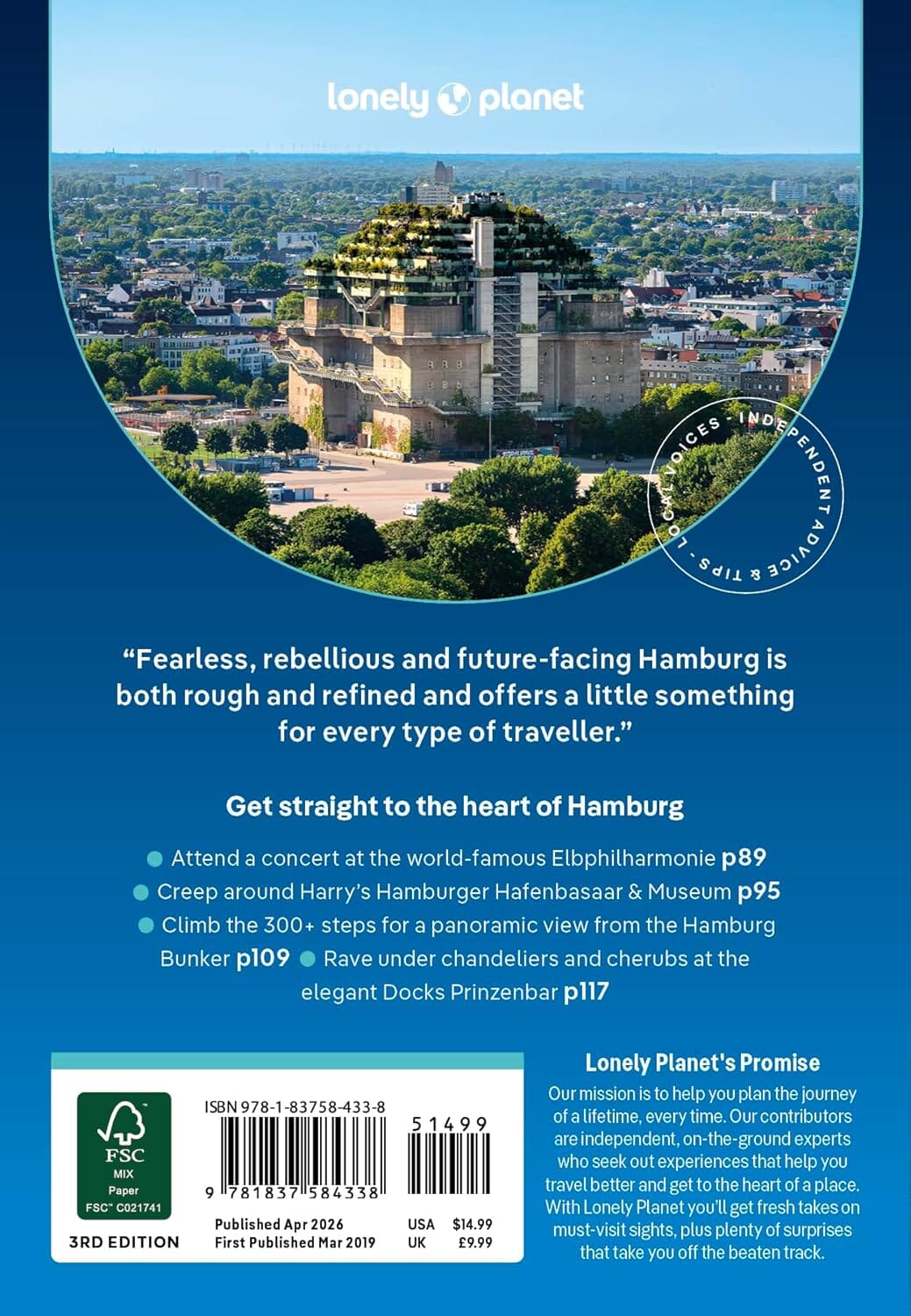 Guide de voyage de poche (en anglais) - Hamburg 2026 | Lonely Planet guide de voyage Lonely Planet EN 