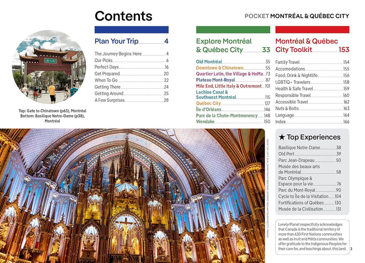 Guide de voyage de poche (en anglais) - Montreal & Quebec City 2026 | Lonely Planet guide de voyage Lonely Planet EN 