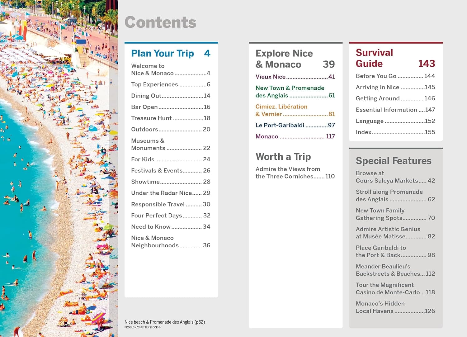 Guide de voyage de poche (en anglais) - Nice & Monaco - Édition 2024 | Lonely Planet guide de voyage Lonely Planet EN 