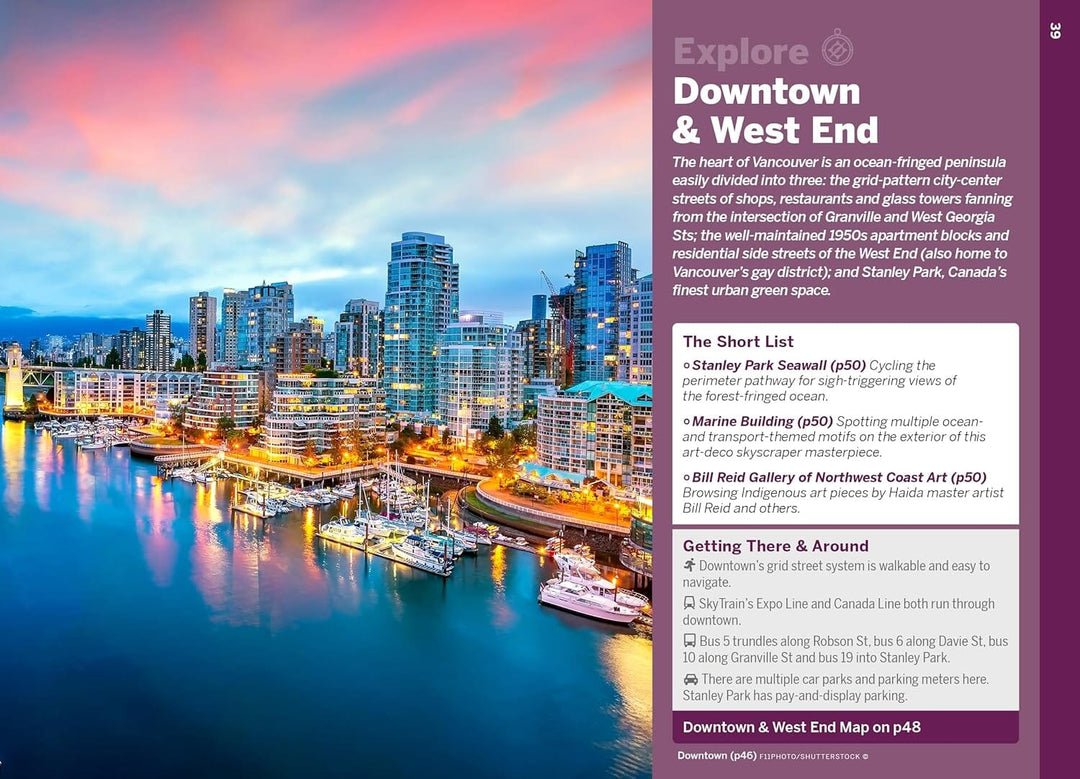 Guide de voyage de poche (en anglais) - Vancouver - Édition 2024 | Lonely Planet guide de voyage Lonely Planet EN 