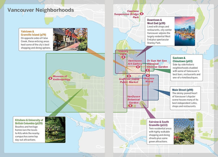 Guide de voyage de poche (en anglais) - Vancouver - Édition 2024 | Lonely Planet guide de voyage Lonely Planet EN 