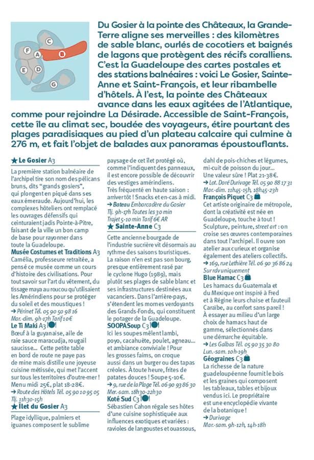Guide de voyage de poche - Guadeloupe | Cartoville guide de voyage Gallimard 
