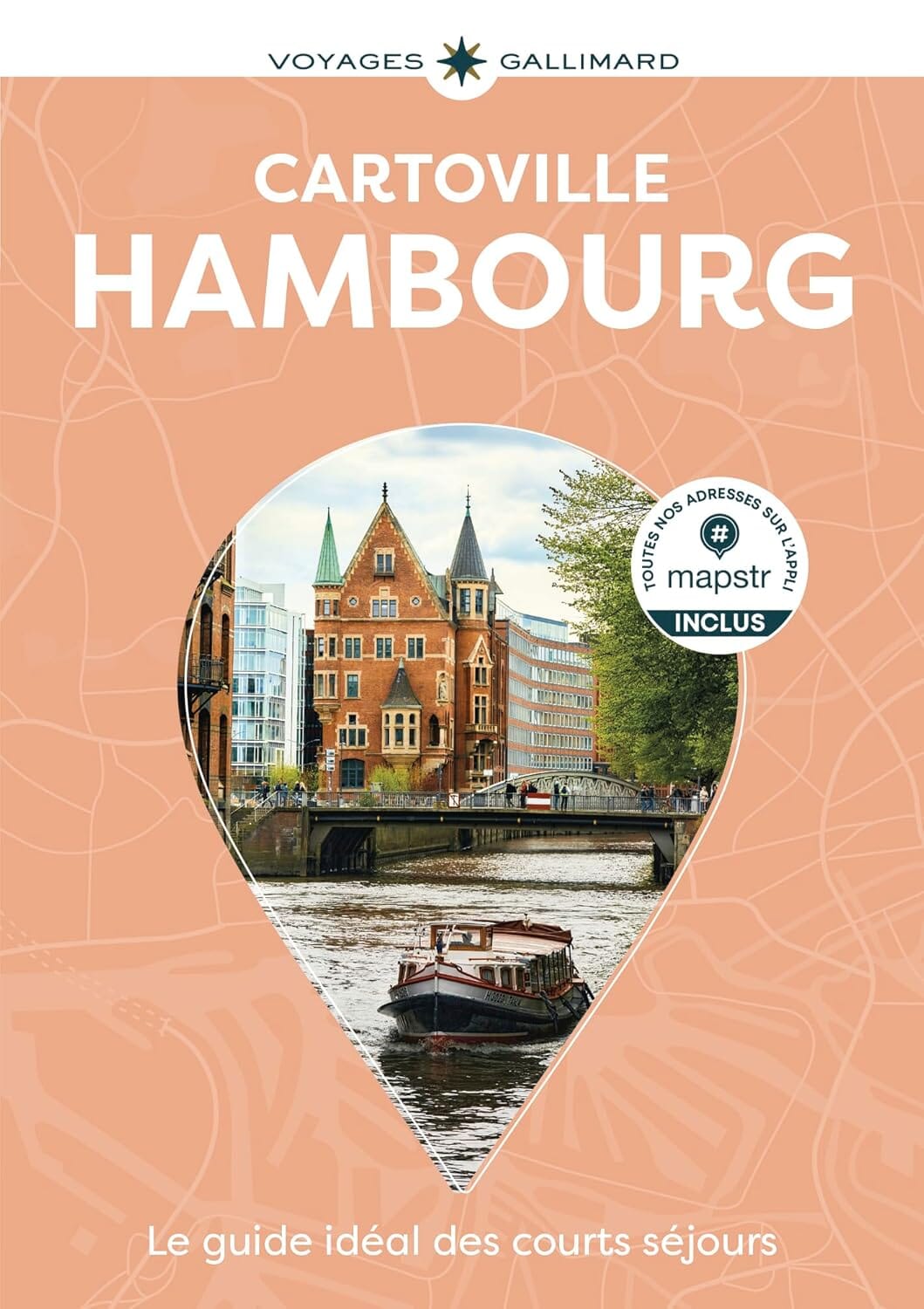 Guide de voyage de poche - Hambourg 2026 | Cartoville guide de voyage Gallimard 