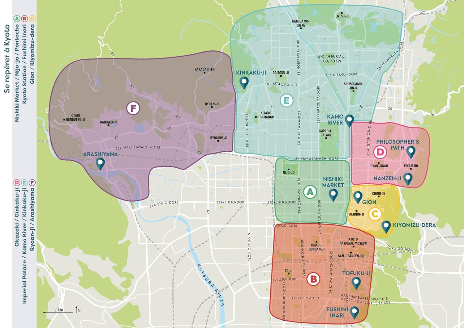 Guide de voyage de poche - Kyoto - Édition 2025 | Cartoville guide de voyage Gallimard 