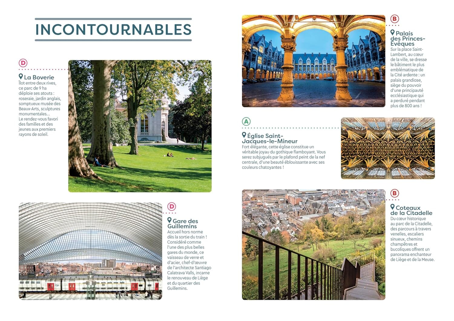 Guide de voyage de poche - Liège (Belgique) - Édition 2025 | Cartoville guide de voyage Gallimard