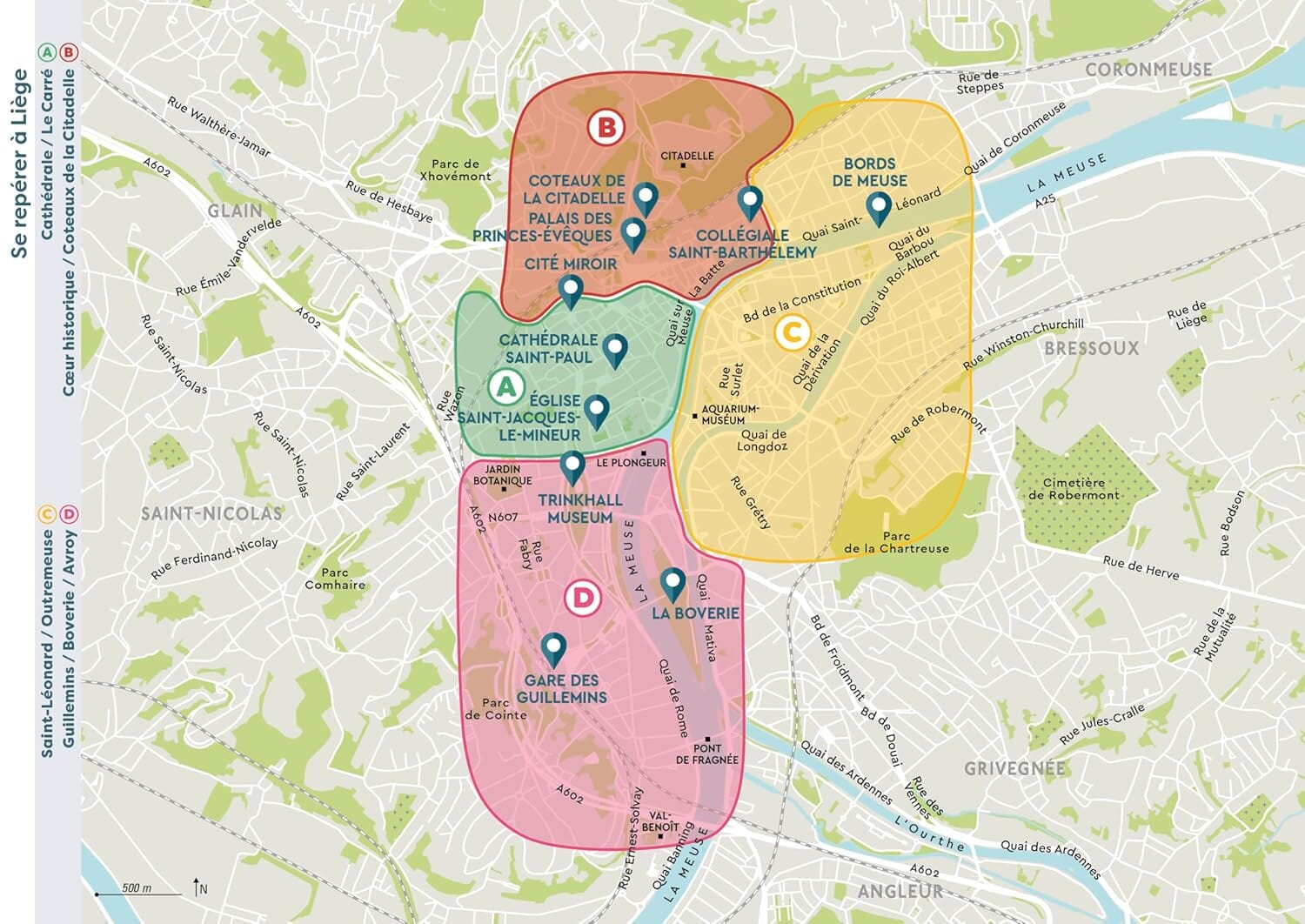 Guide de voyage de poche - Liège (Belgique) - Édition 2025 | Cartoville guide de voyage Gallimard