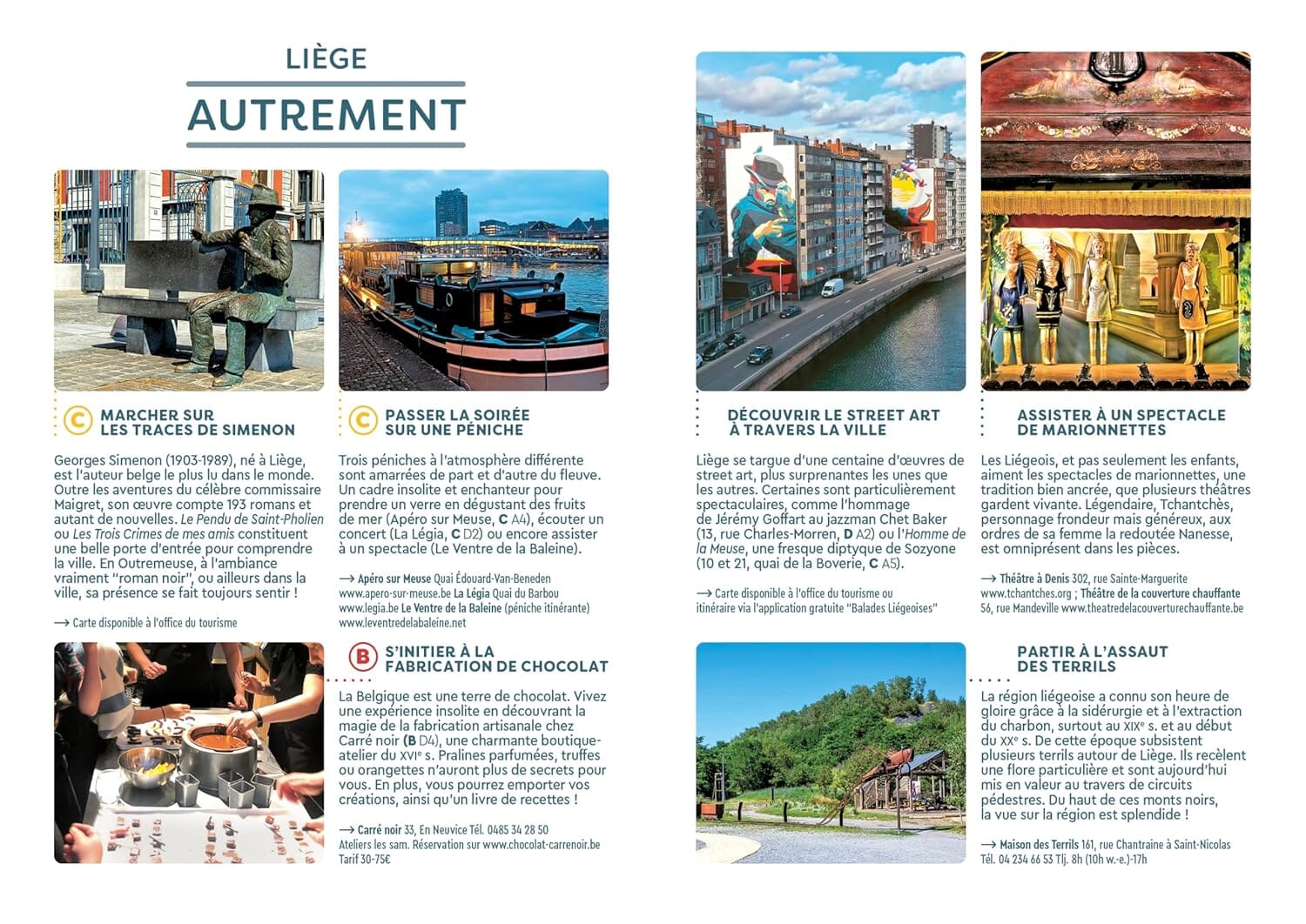 Guide de voyage de poche - Liège (Belgique) - Édition 2025 | Cartoville guide de voyage Gallimard