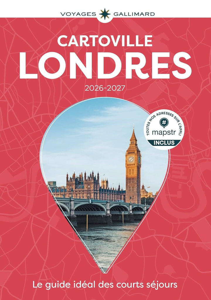 Guide de voyage de poche - Londres 2026/27 | Cartoville guide de voyage Gallimard 