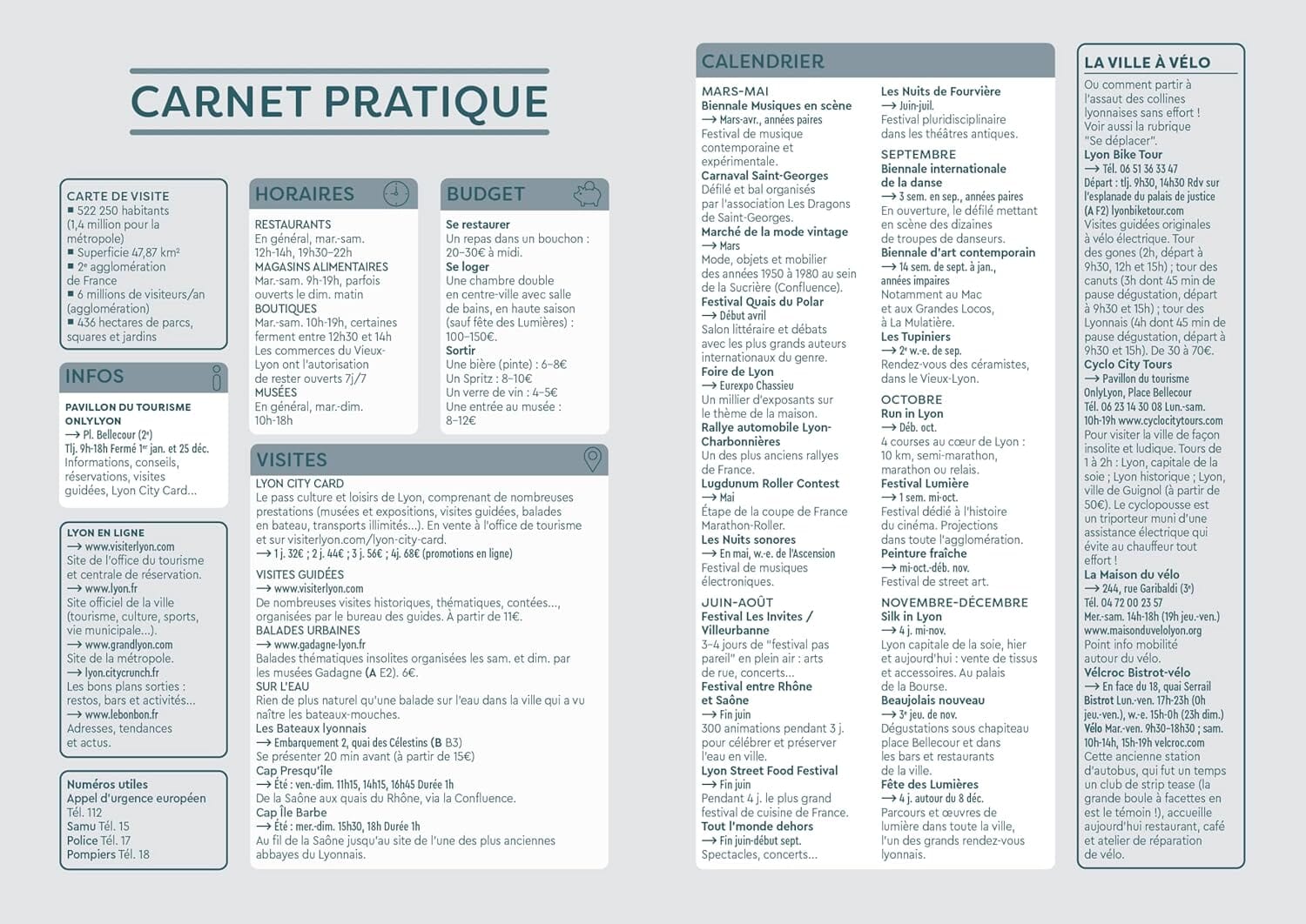 Guide de voyage de poche - Lyon | Cartoville guide de voyage Gallimard 