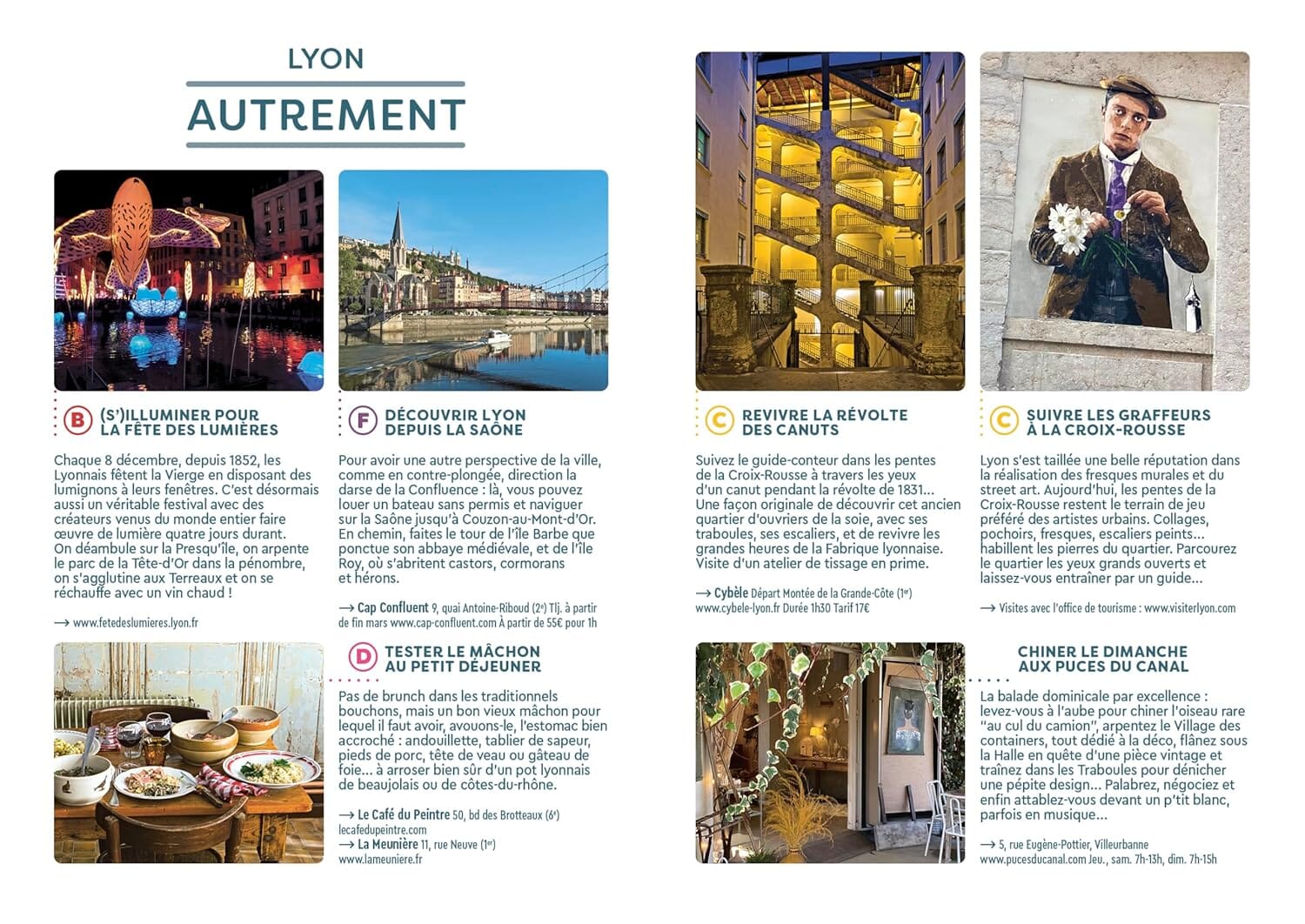 Guide de voyage de poche - Lyon | Cartoville guide de voyage Gallimard 