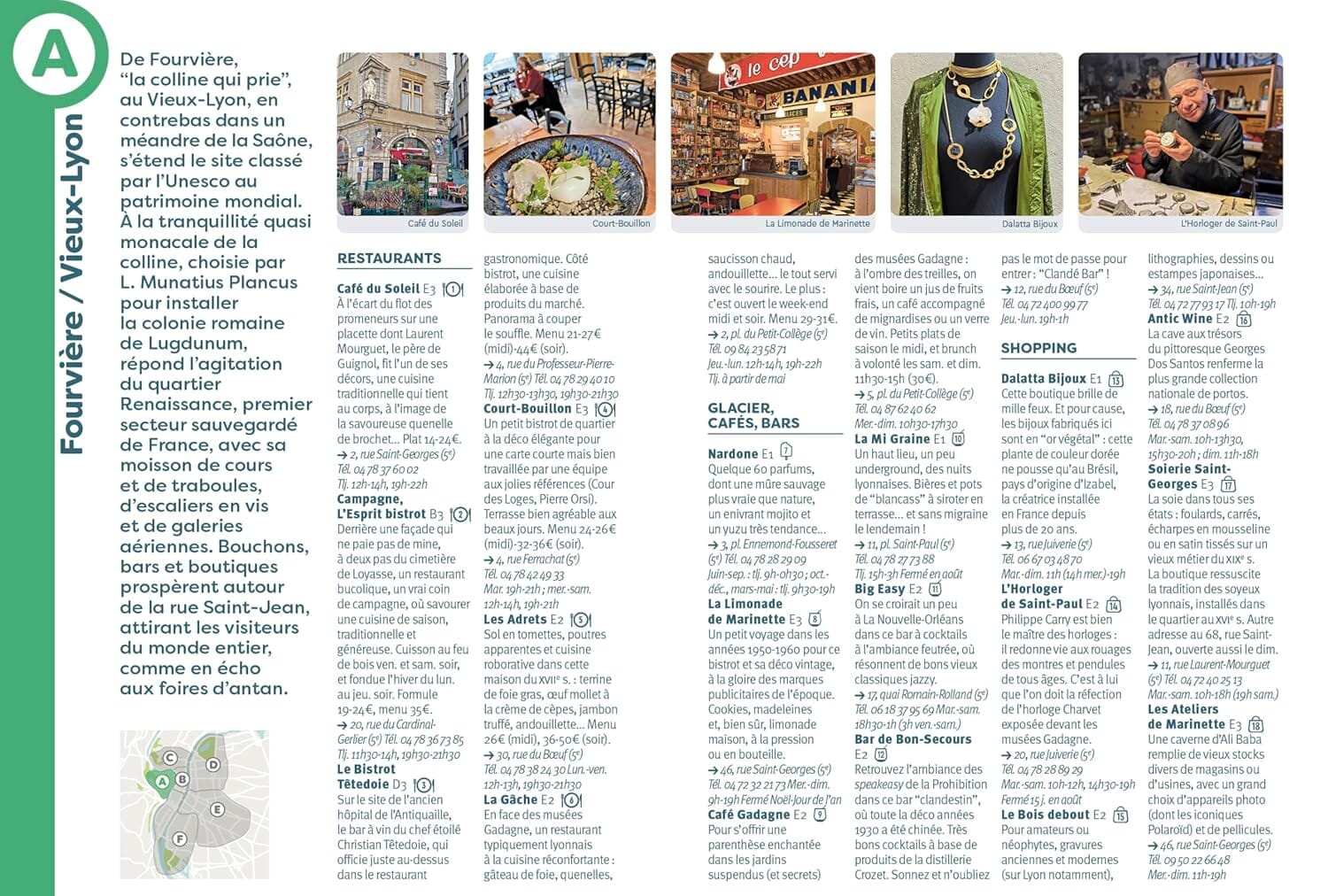 Guide de voyage de poche - Lyon | Cartoville guide de voyage Gallimard 