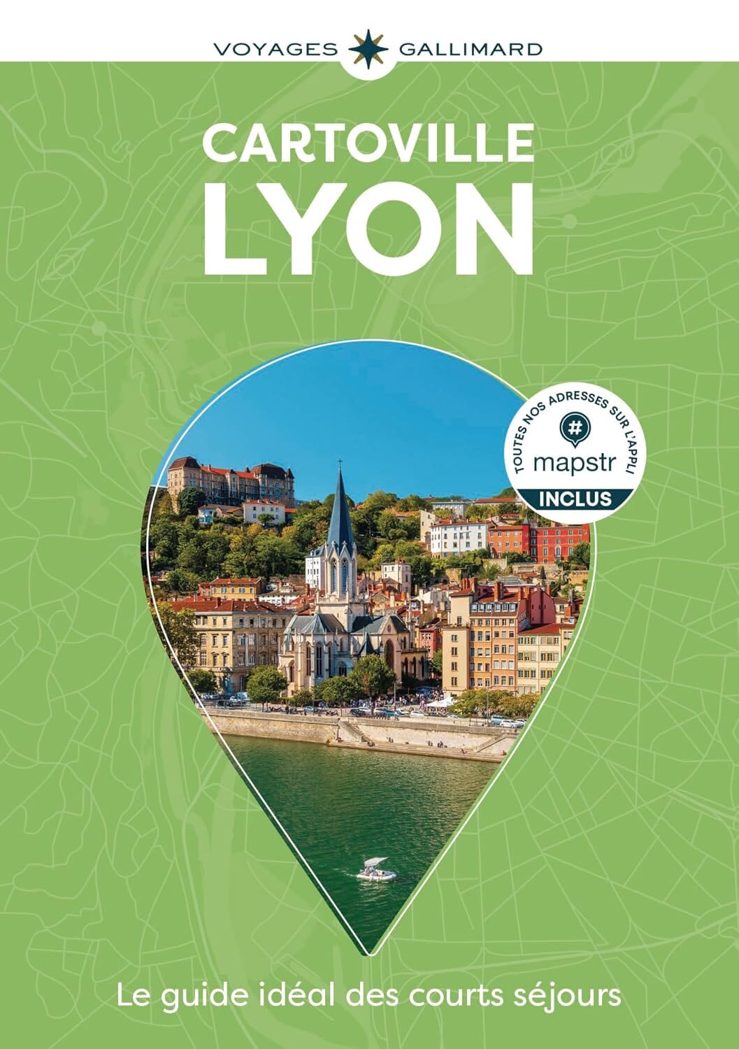Guide de voyage de poche - Lyon | Cartoville guide de voyage Gallimard 