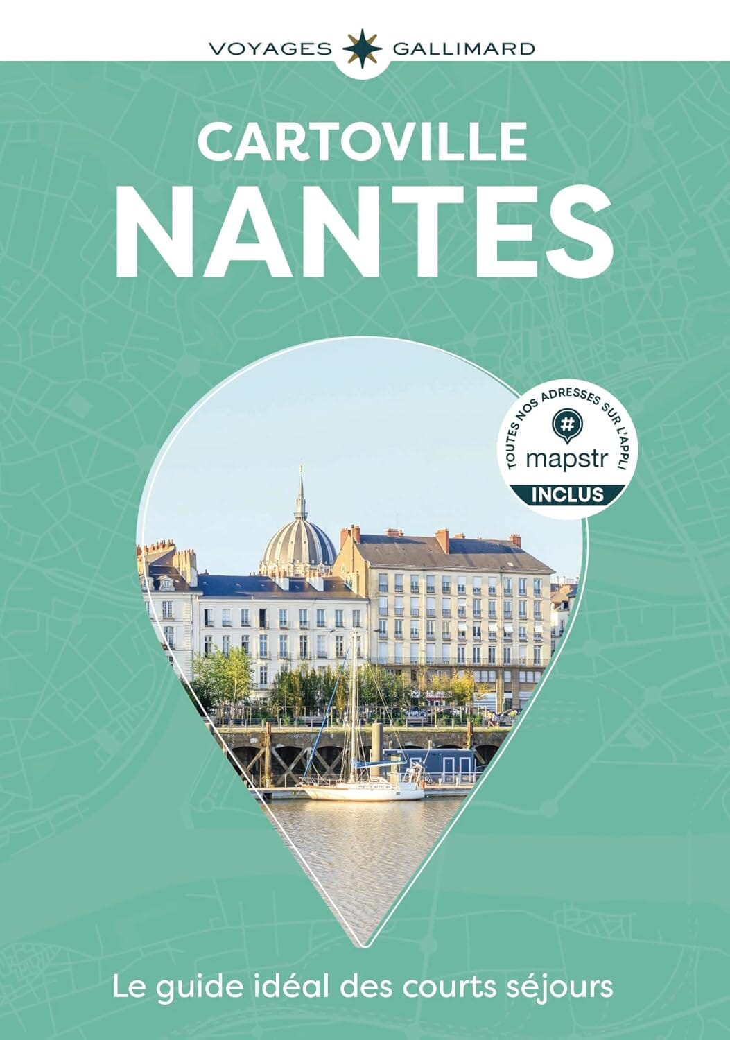 Guide de voyage de poche - Nantes 2026 | Cartoville guide de voyage Gallimard 