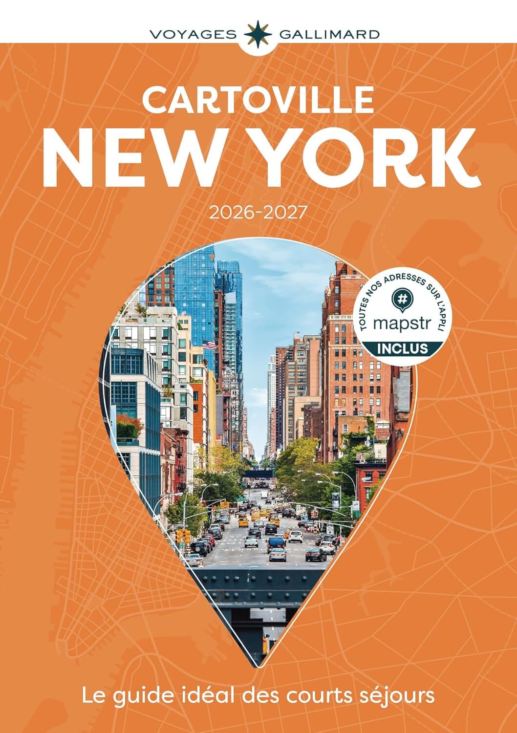 Guide de voyage de poche - New York 2026/27 | Cartoville guide de voyage Gallimard 