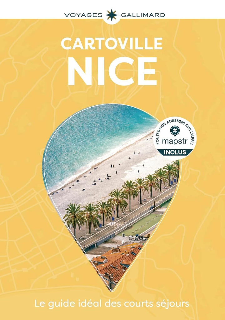 Guide de voyage de poche - Nice 2026 | Cartoville guide de voyage Gallimard 