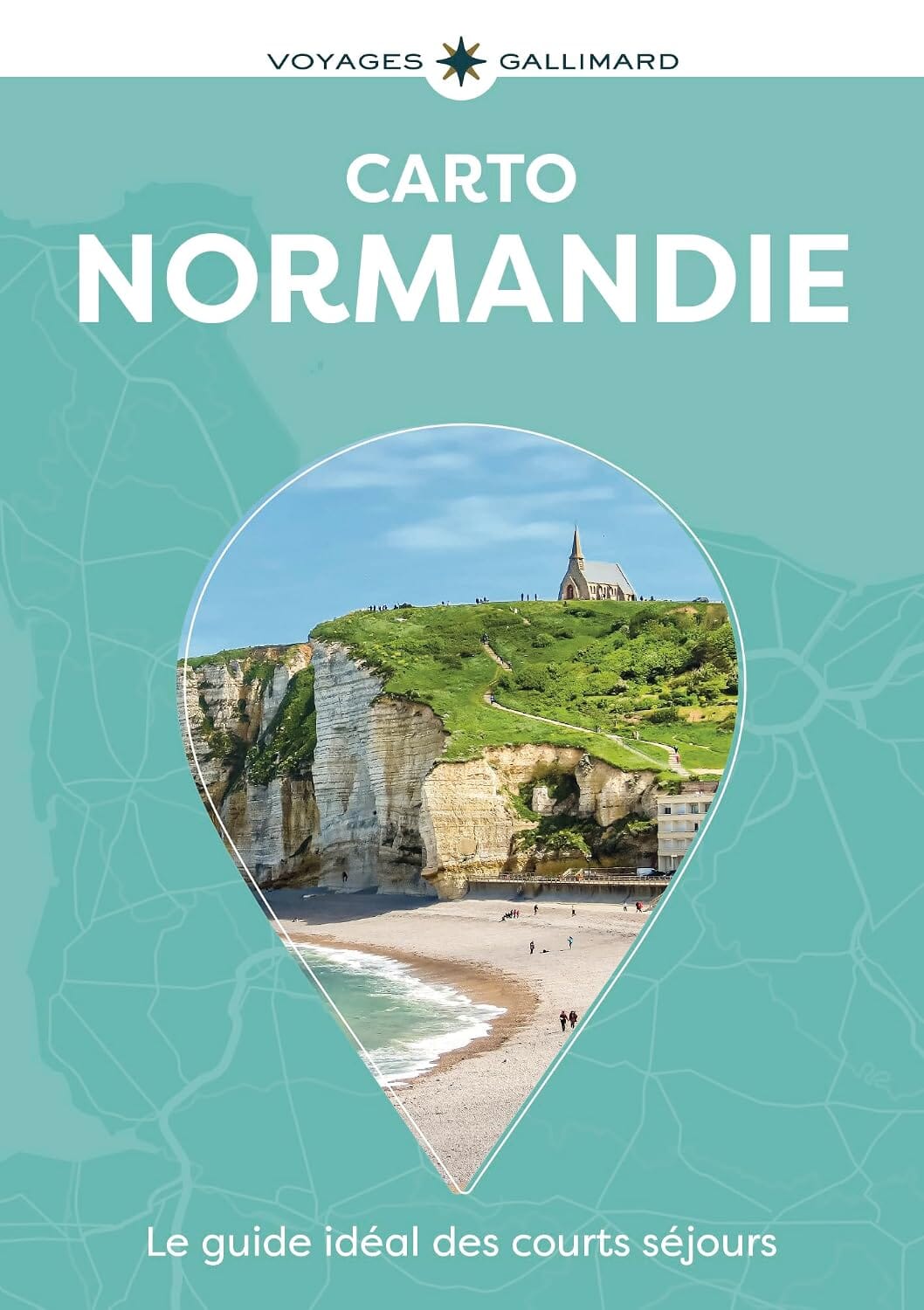 Guide de voyage de poche - Normandie 2026 | Carto guide de voyage Gallimard