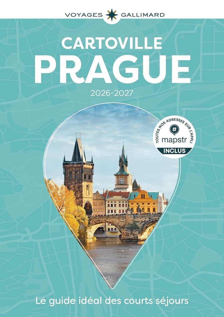 Guide de voyage de poche - Prague 2026/27 | Cartoville guide de voyage Gallimard 