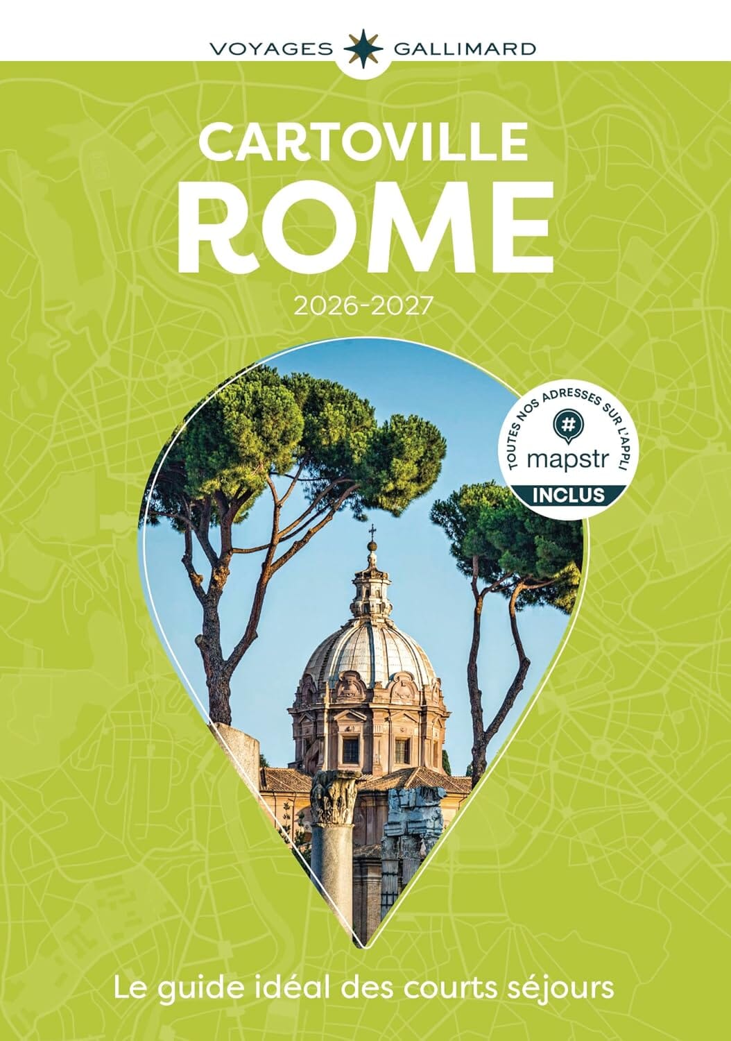 Guide de voyage de poche - Rome 2026/27 | Cartoville guide de voyage Gallimard 