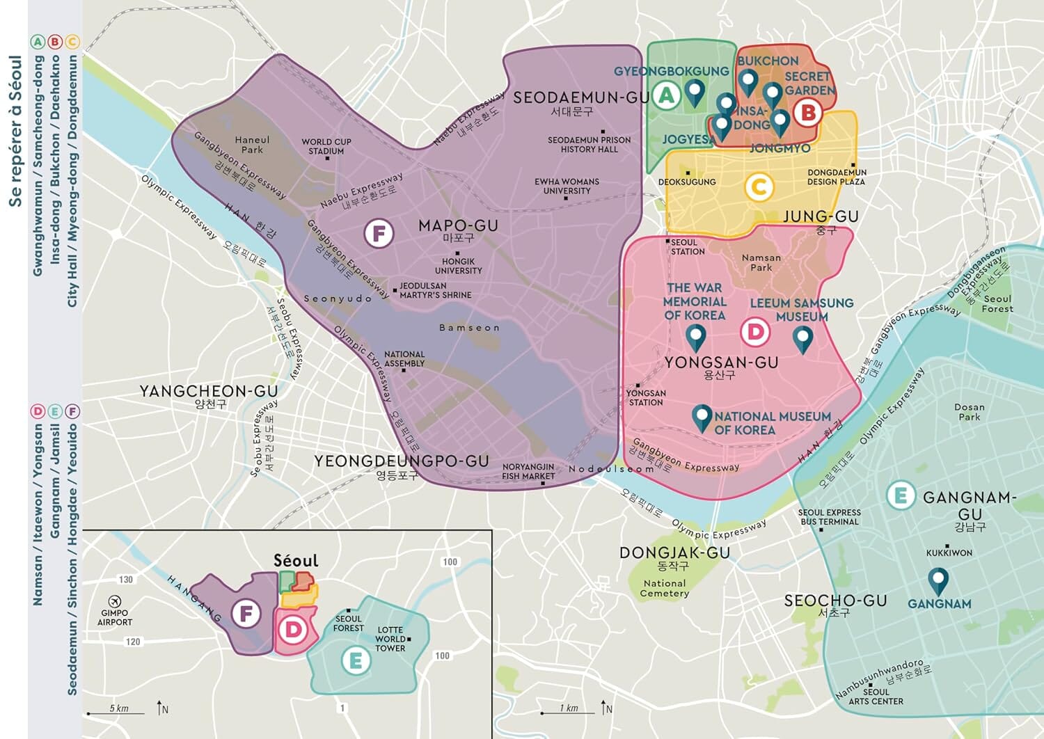 Guide de voyage de poche - Séoul - Édition 2025 | Cartoville guide de voyage Gallimard 