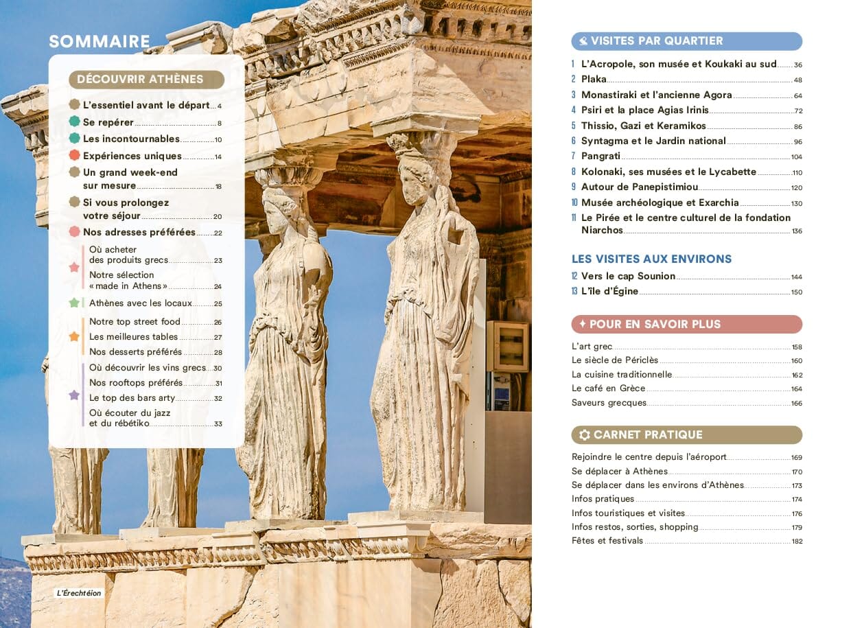 Guide de voyage de poche - Un Grand Week-end à Athènes 2026/27 | Hachette guide de voyage Hachette 
