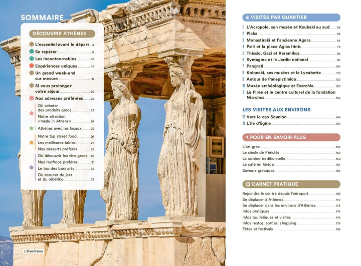 Guide de voyage de poche - Un Grand Week-end à Athènes 2026/27 | Hachette guide de voyage Hachette 