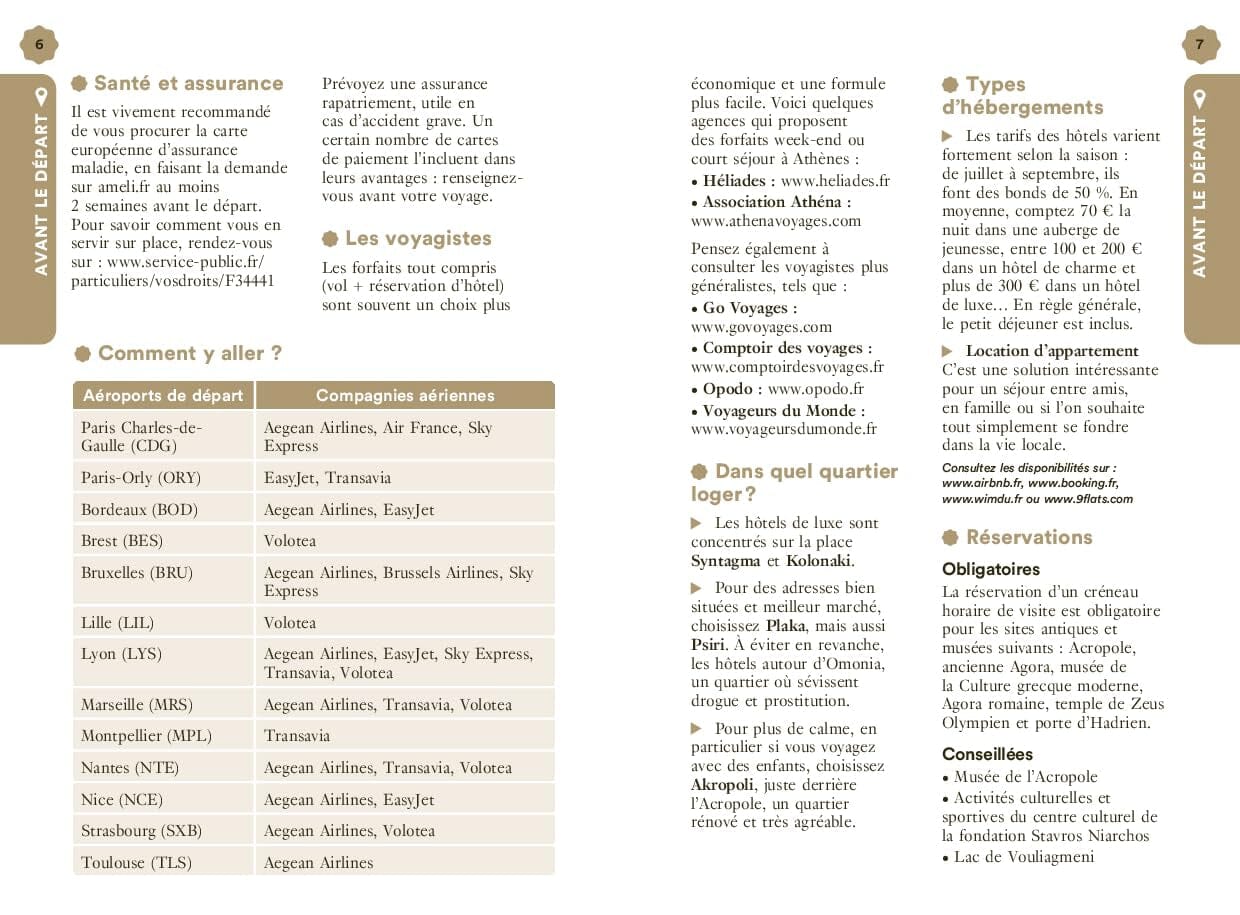 Guide de voyage de poche - Un Grand Week-end à Athènes 2026/27 | Hachette guide de voyage Hachette 
