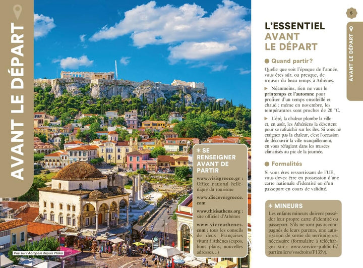 Guide de voyage de poche - Un Grand Week-end à Athènes 2026/27 | Hachette guide de voyage Hachette 