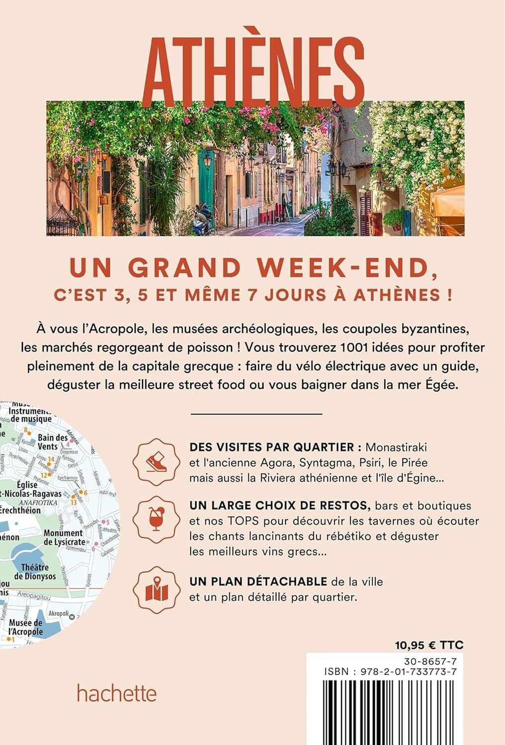 Guide de voyage de poche - Un Grand Week-end à Athènes 2026/27 | Hachette guide de voyage Hachette 