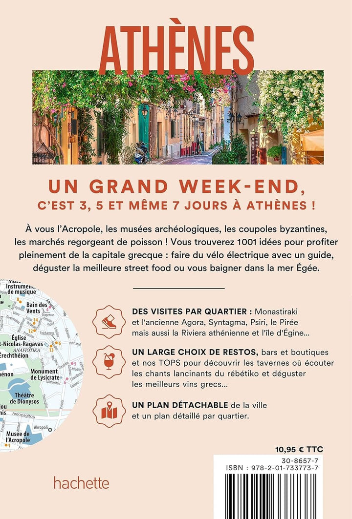 Guide de voyage de poche - Un Grand Week-end à Athènes 2026/27 | Hachette guide de voyage Hachette 