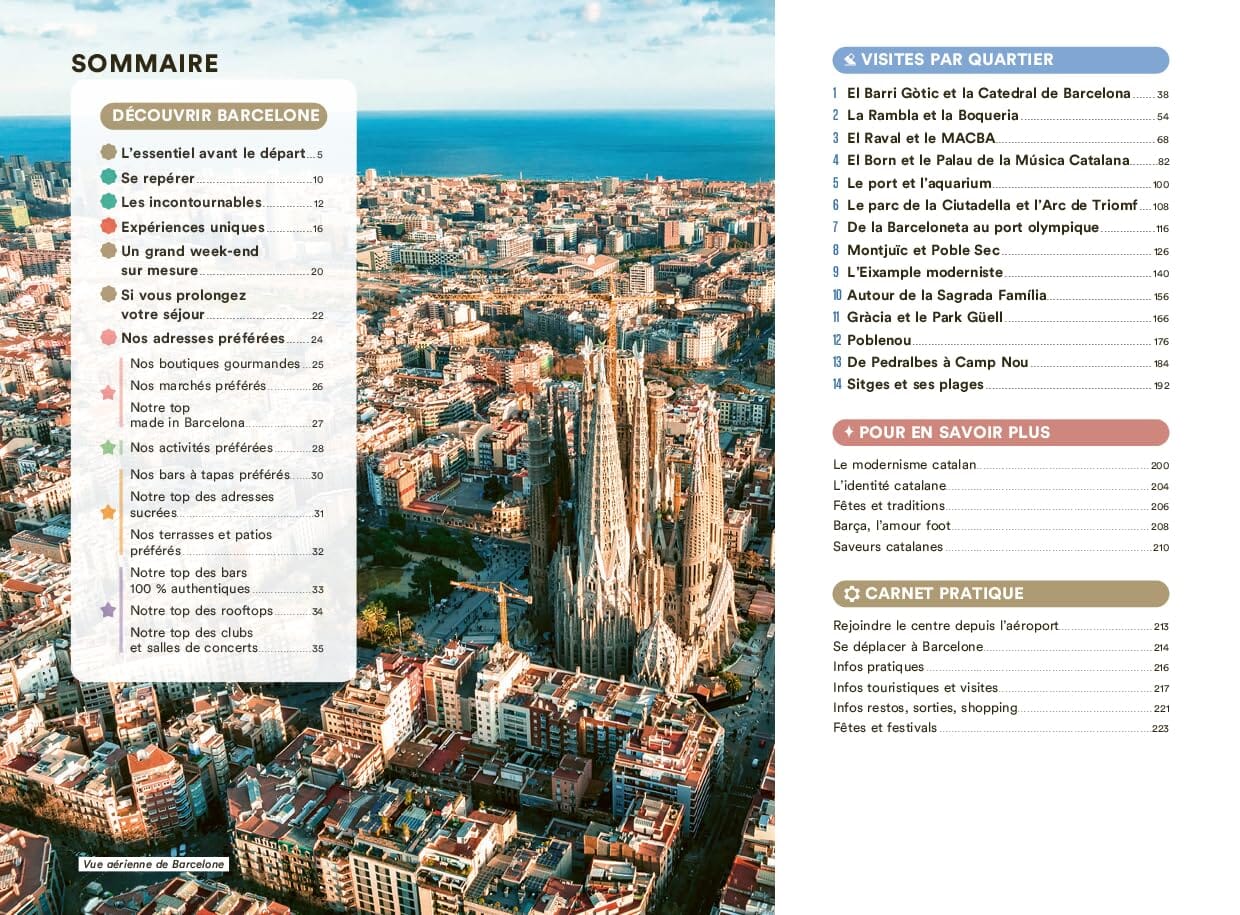 Guide de voyage de poche - Un Grand Week-end à Barcelone 2025 | Hachette guide de voyage Hachette 